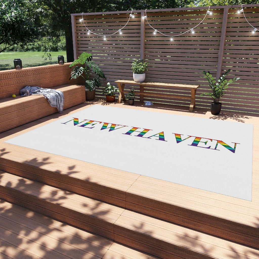 New Haven Rainbow Outdoor Rug