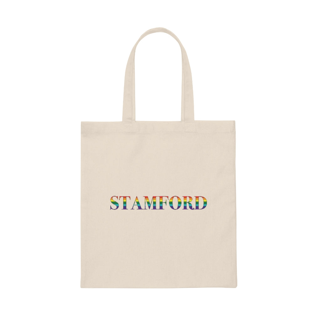 Do you have Stamford Pride?  Stamford, Connecticut apparel and gifts including mugs including LGBTQ inspired tote bags