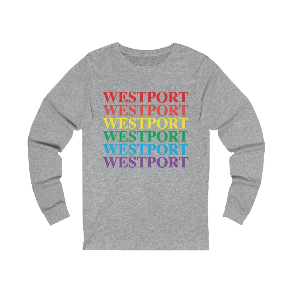 westport pride long sleeve tee shirt