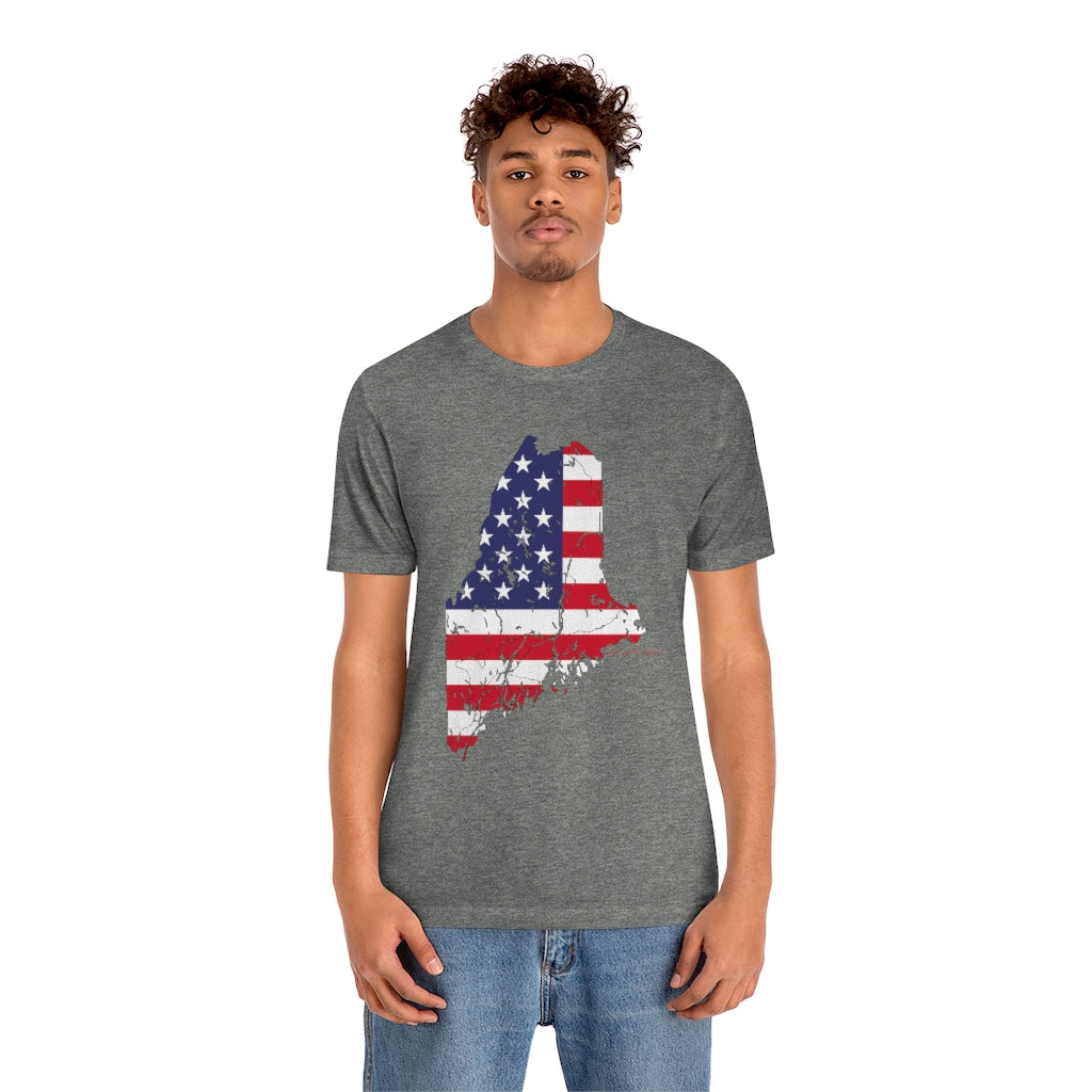 Maine American Flag collection has tee shirts, mugs, reusable bags, and other apparel and gifts. All proceeds goes to help build the Finding Maine brand and get our website up and going. Free shipping on all products. 