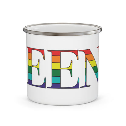 Keene Rainbow  Enamel Camping Mug