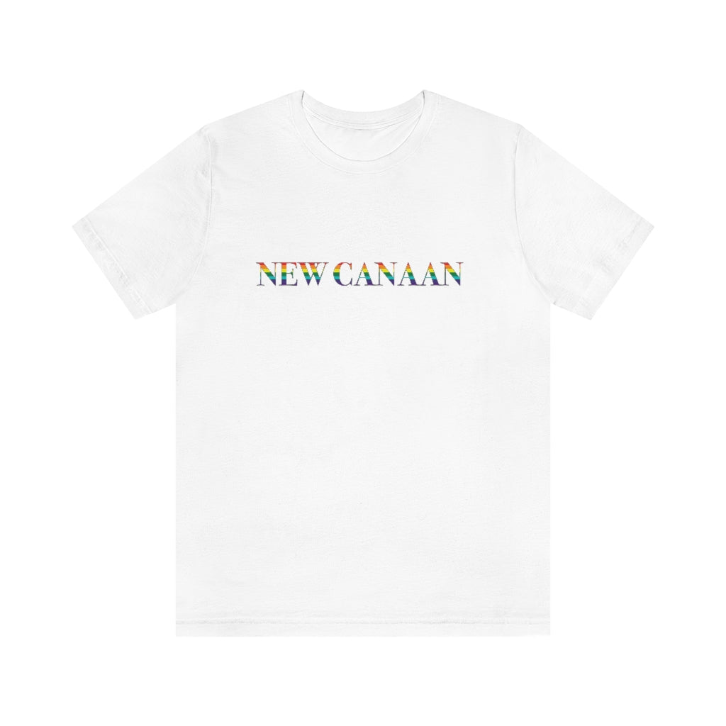 New canaan Rainbow tee shirt