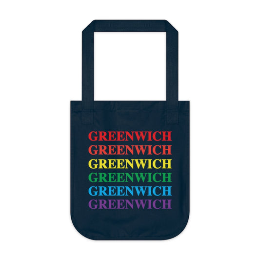 Do you have Greenwich Pride? Greenwich, Connecticut apparel and gifts including mugs including LGBTQ inspired tote bags