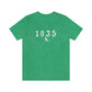 1835 Westport - White Unisex Jersey Short Sleeve Tee