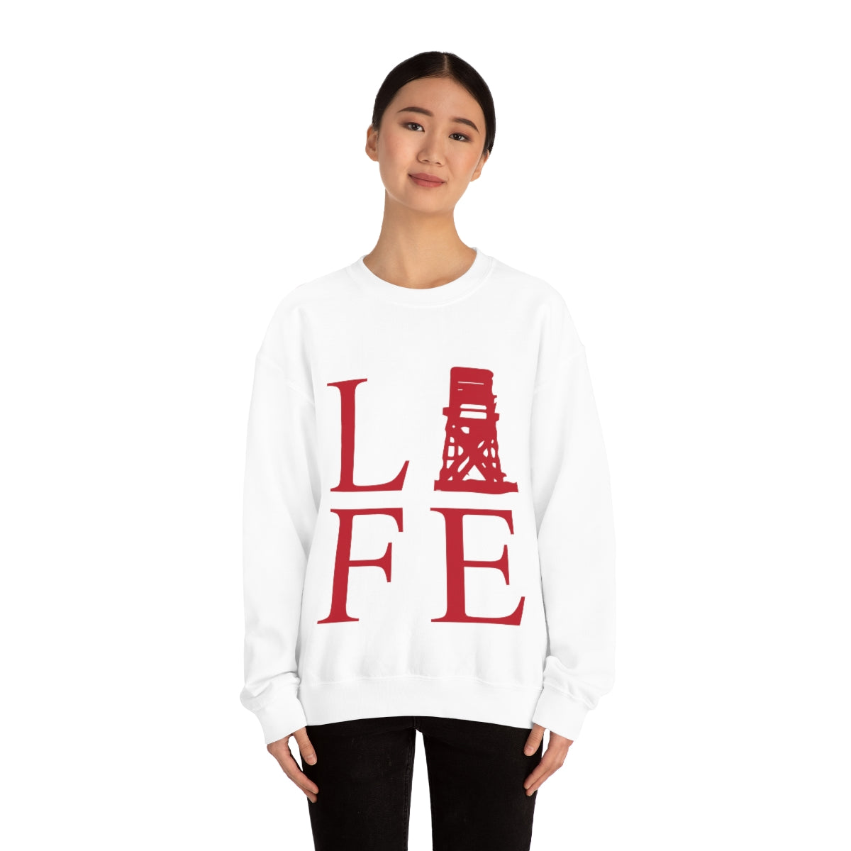 Fairfield Life (front) Unisex Heavy Blend™ Crewneck Sweatshirt