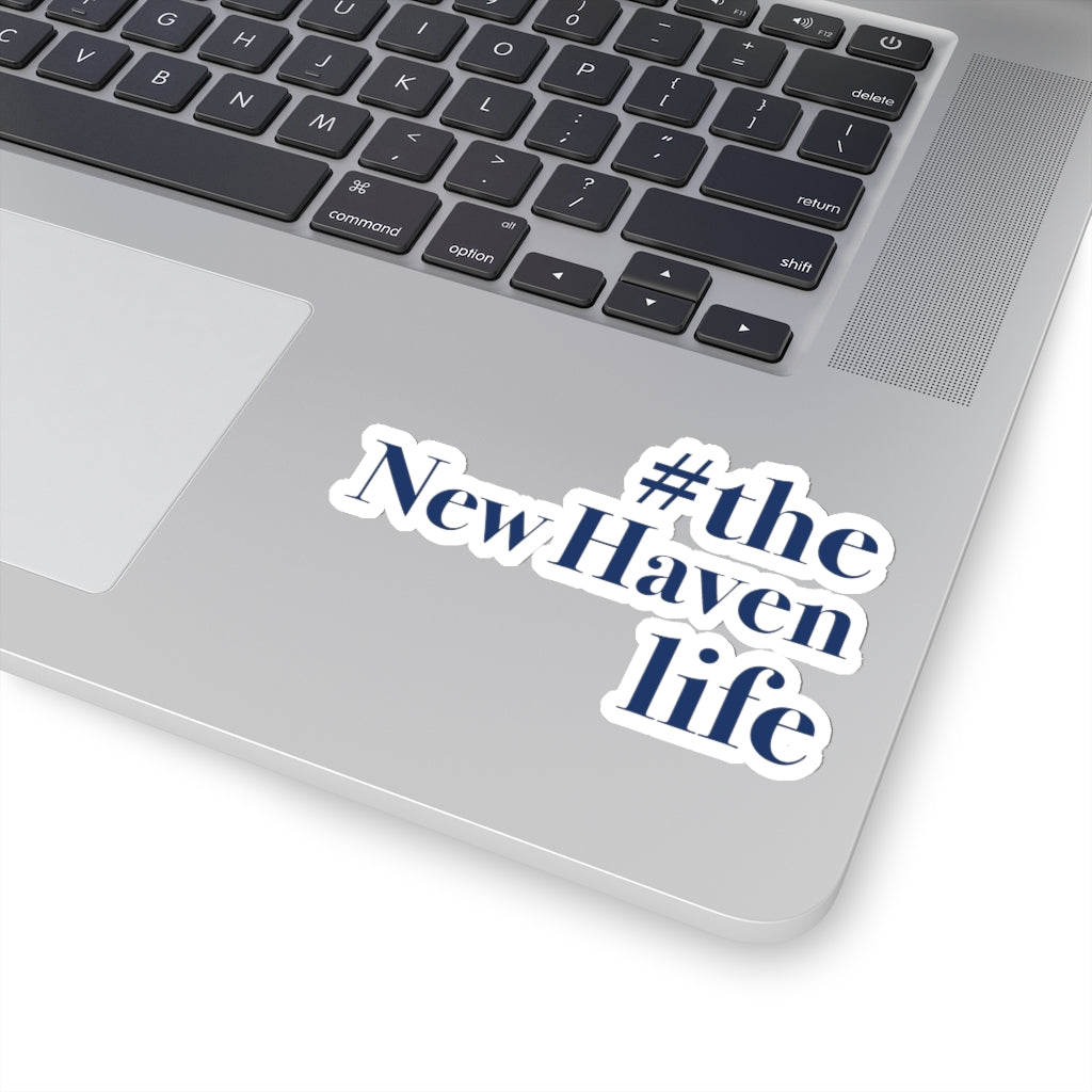 #thenewhavenlife Kiss-Cut Stickers  Free USA shipping   Proceeds help grow Finding Connecticut's website and brand.   Click here to visit our home page