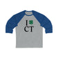 Connecticut st. patricks day shirt, i clover ct 