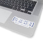 Weston Coordinates  Weston Coordinates Kiss-Cut Stickers