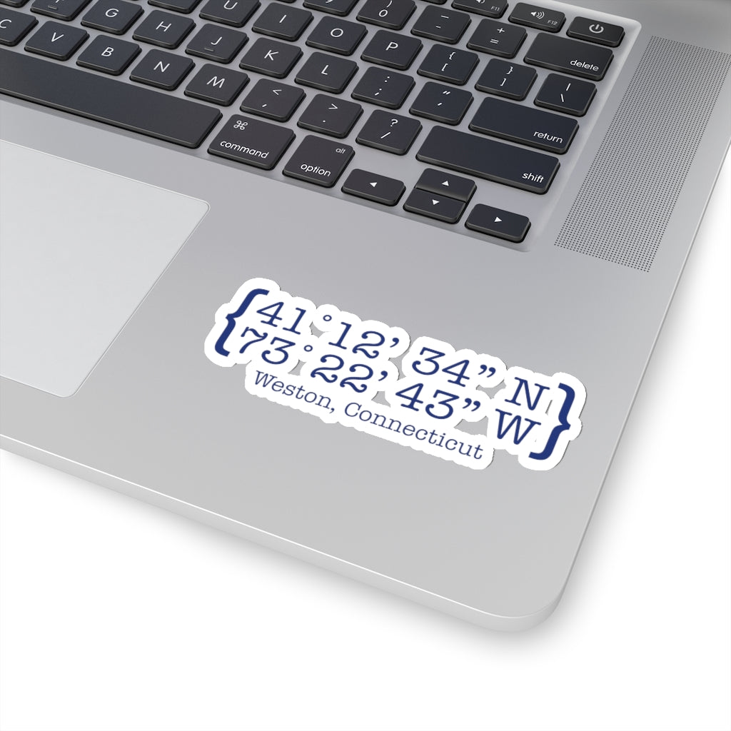 Weston Coordinates  Weston Coordinates Kiss-Cut Stickers