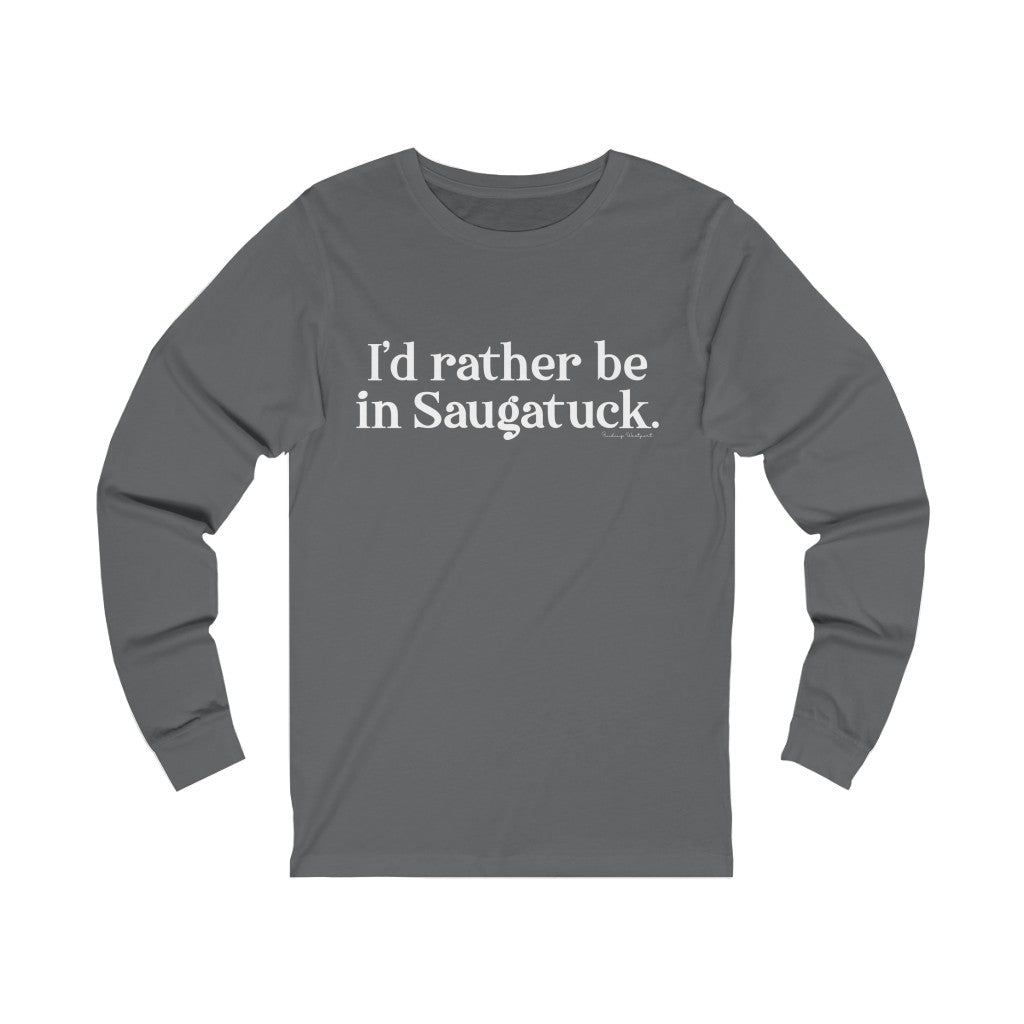 I'd rather be in Saugatuck hoodie, shirts, apparel, mugs, and gifts, Finding Westport. Finding Connecticut