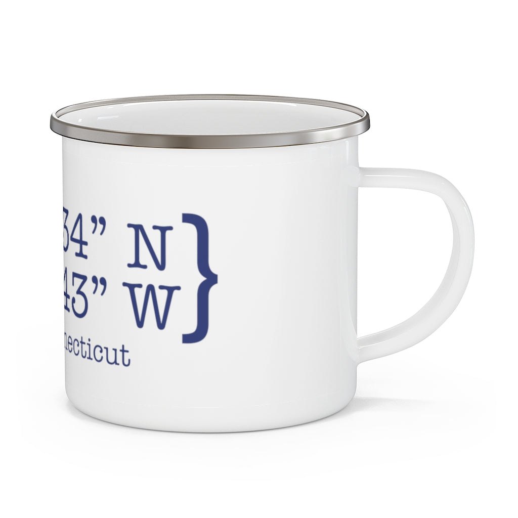 Weston Coordinates Enamel Camping Mug