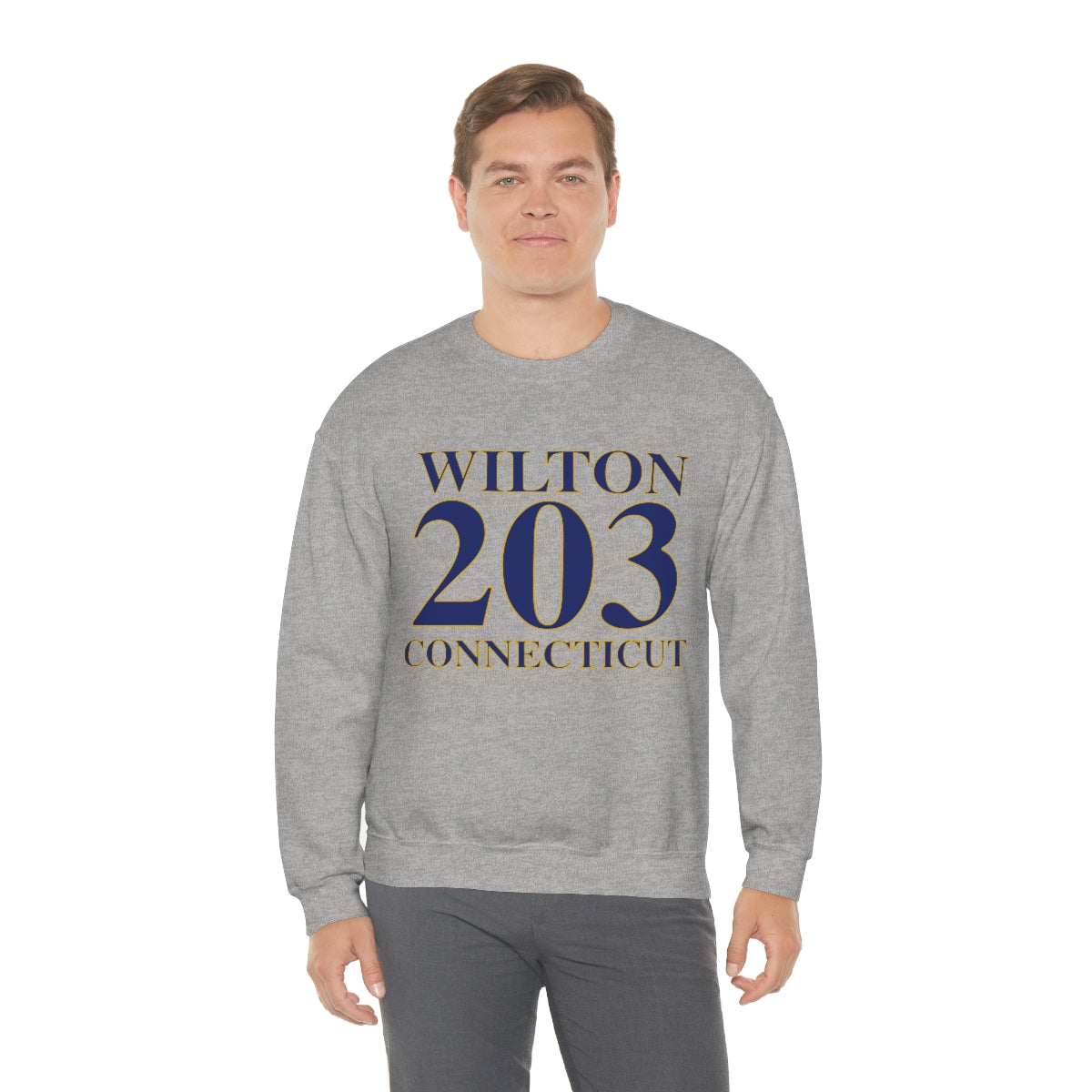 Wilton 203 Connecticut Unisex Heavy Blend™ Crewneck Sweatshirt