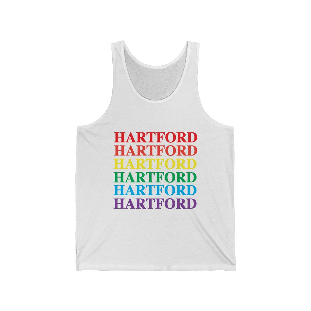  Do you have Hartford Connecticut Pride?  Hartford Connecticut apparel and gifts including tank tops. LGBTQ inspired. 10% of Pride sales is donated to a Connecticut LBGTQ organization.   For the latest Connecticut Pride information and events visit Finding Connecticut.   Click here to return to our home page