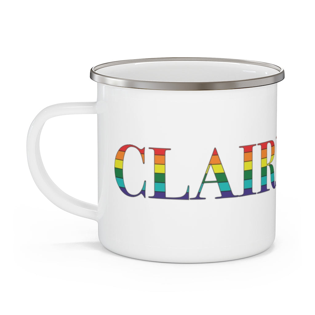 Clairemont Rainbow Enamel Camping Mug