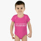 Just a kid from Stamford Infant Baby Rib Bodysuit