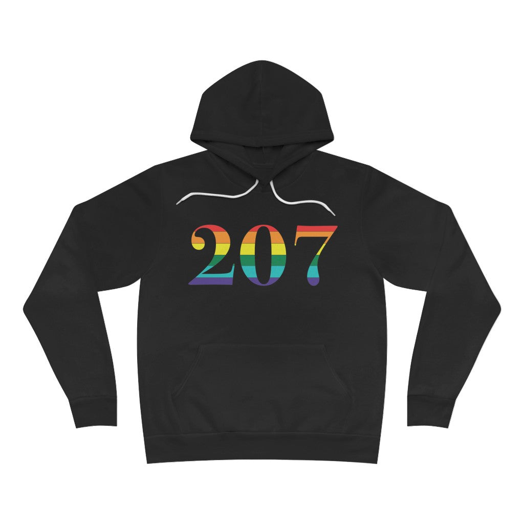 207 Rainbow Unisex Sponge Fleece Pullover Hoodie