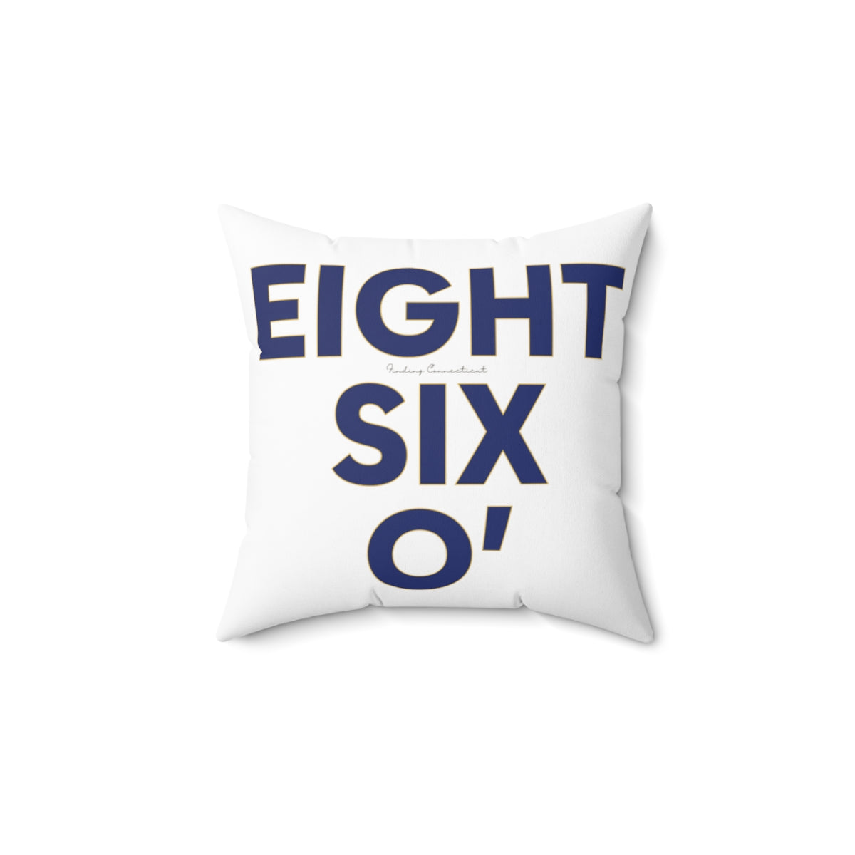 Eight Six O' Spun Polyester Square Pillow