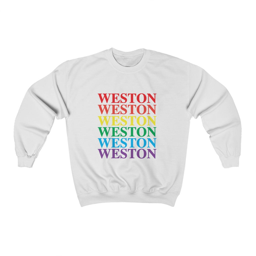 Do you have Weston Pride? Weston, Connecticut apparel and gifts including mugs including LGBTQ inspired apparel and gifts. 10% of pride sales are donated to a Connecticut LGBTQ organization. Free shipping! 