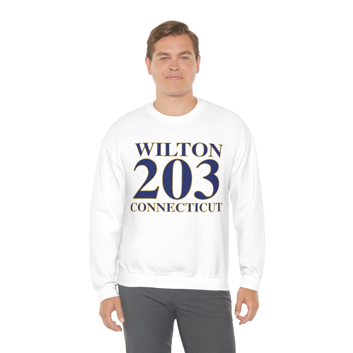 Wilton 203 Connecticut Unisex Heavy Blend™ Crewneck Sweatshirt