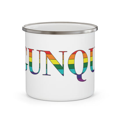 Ogunquit Rainbow Enamel Camping Mug