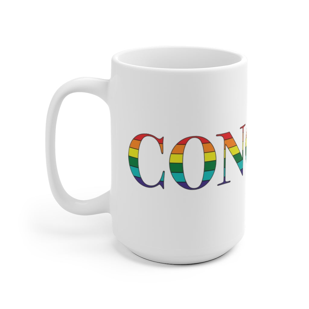 Concord Rainbow  White Ceramic Mug