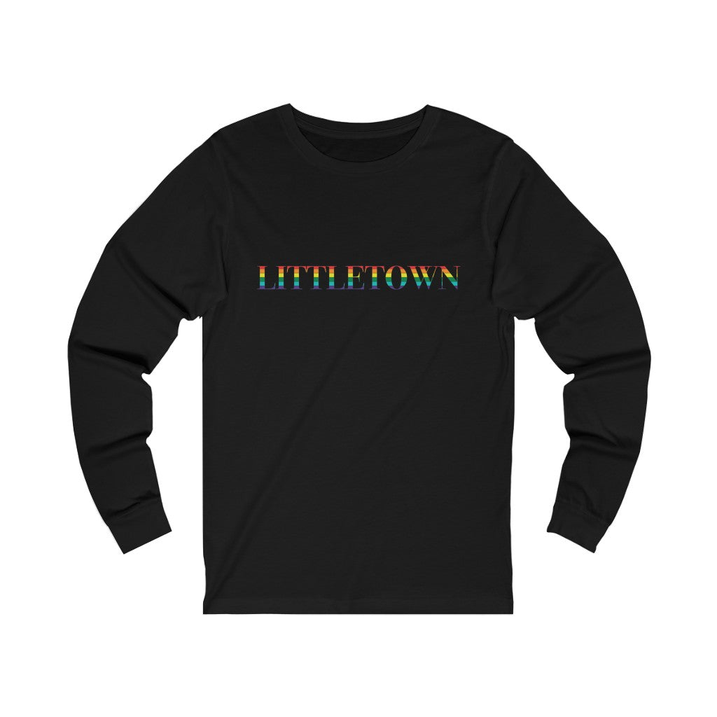 Littletown Rainbow Unisex Jersey Long Sleeve Tee