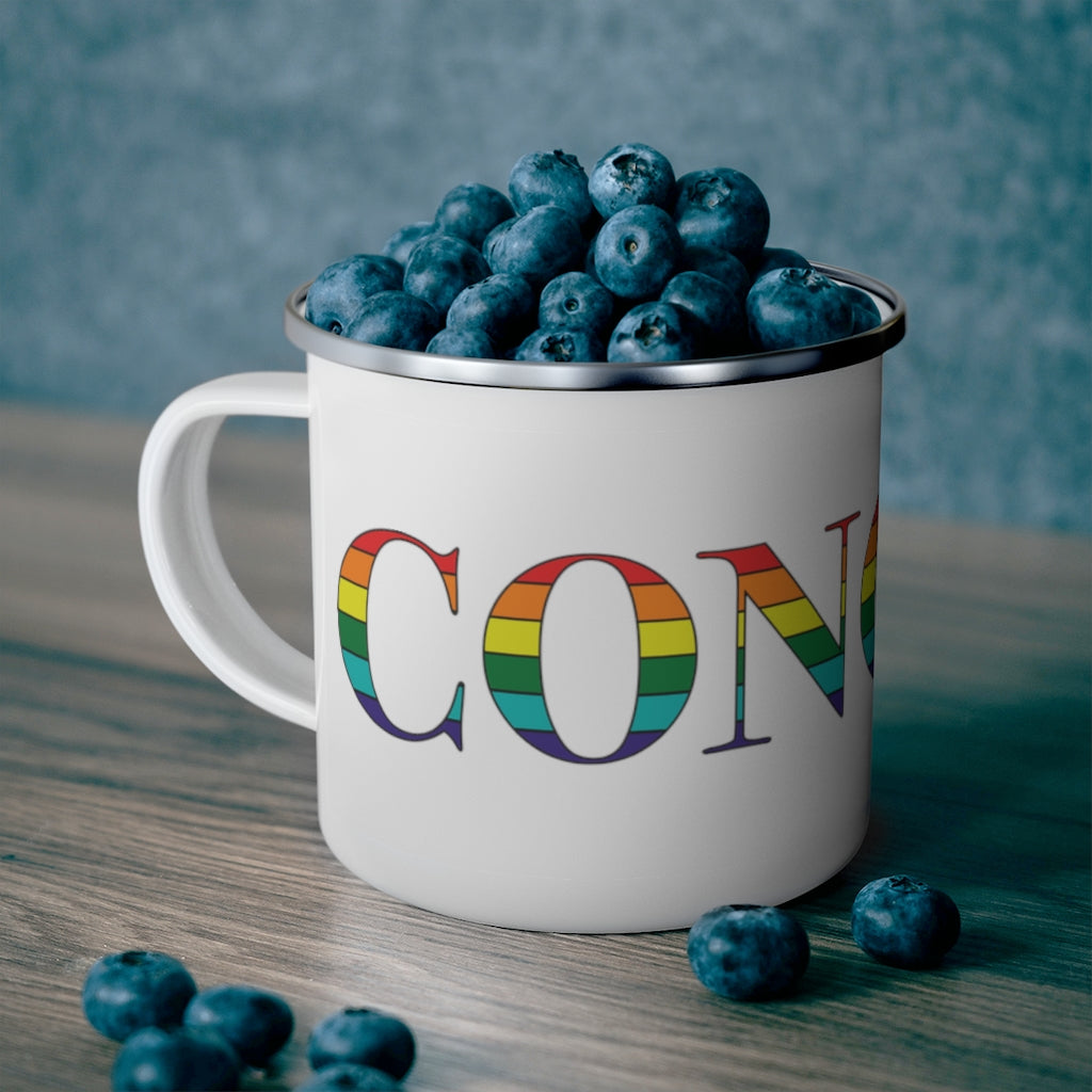 Concord Rainbow Enamel Camping Mug