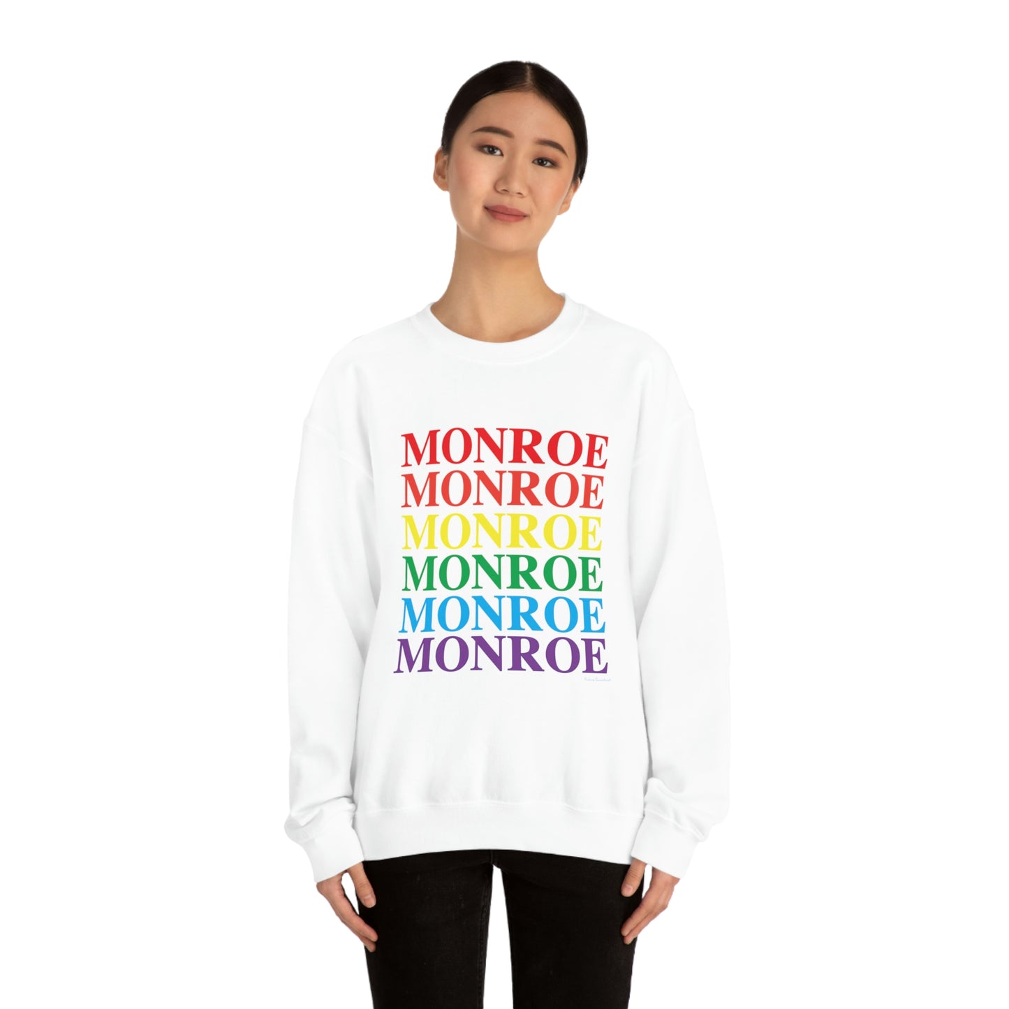 Monroe Pride Unisex Heavy Blend™ Crewneck Sweatshirt