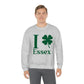 I Clover Essex (Green) Unisex Heavy Blend™ Crewneck Sweatshirt