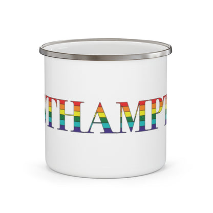 Easthampton Rainbow Enamel Camping Mug