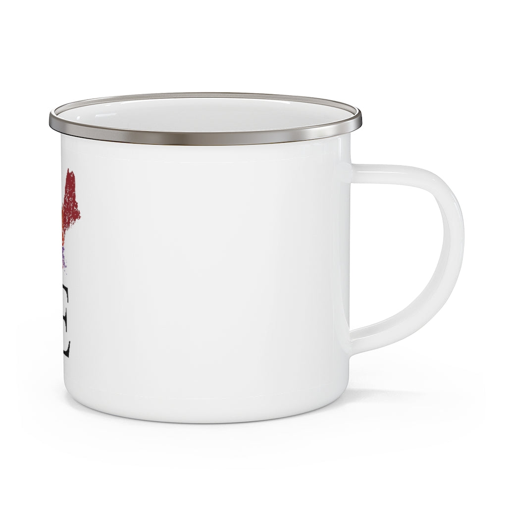 New England Love Enamel Camping Mug