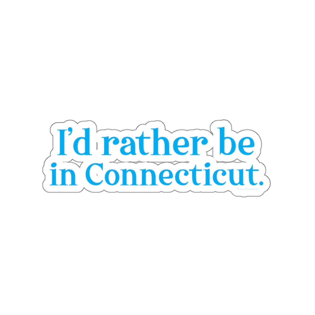 connecticut stickers 