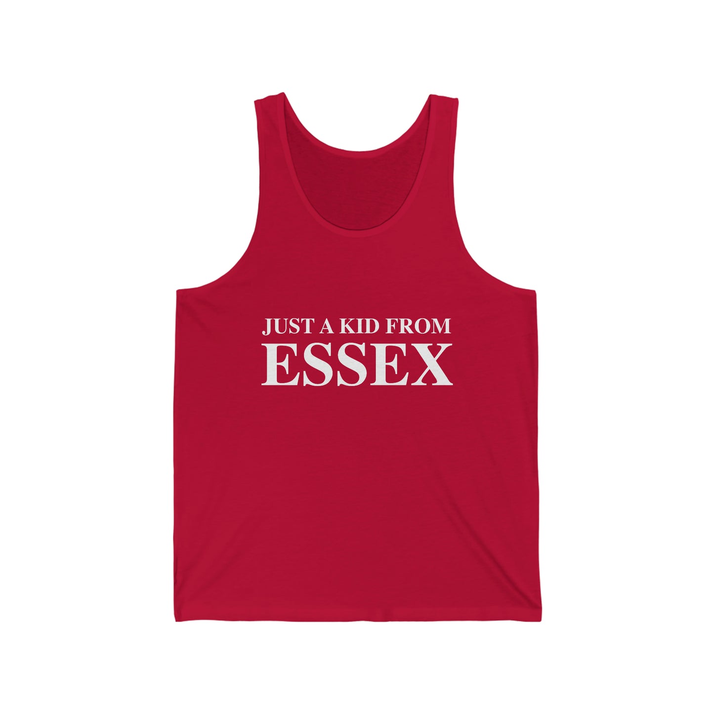 Just a kid from Essex tank top shirt, Essex Connecticut 