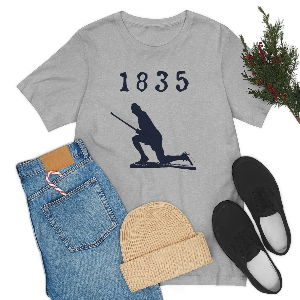 1835 Westport Unisex Jersey Short Sleeve Tee