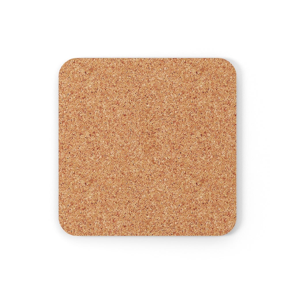 Eat. Sleep. Darien. Repeat. Cork Back Coaster