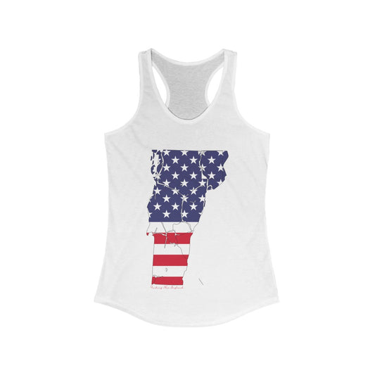 Vermont American Flag collection has tee shirts, mugs, reusable bags, and other apparel and gifts. All proceeds goes to help build the Finding New England brand and get our website up and going. Free shipping on all products. 