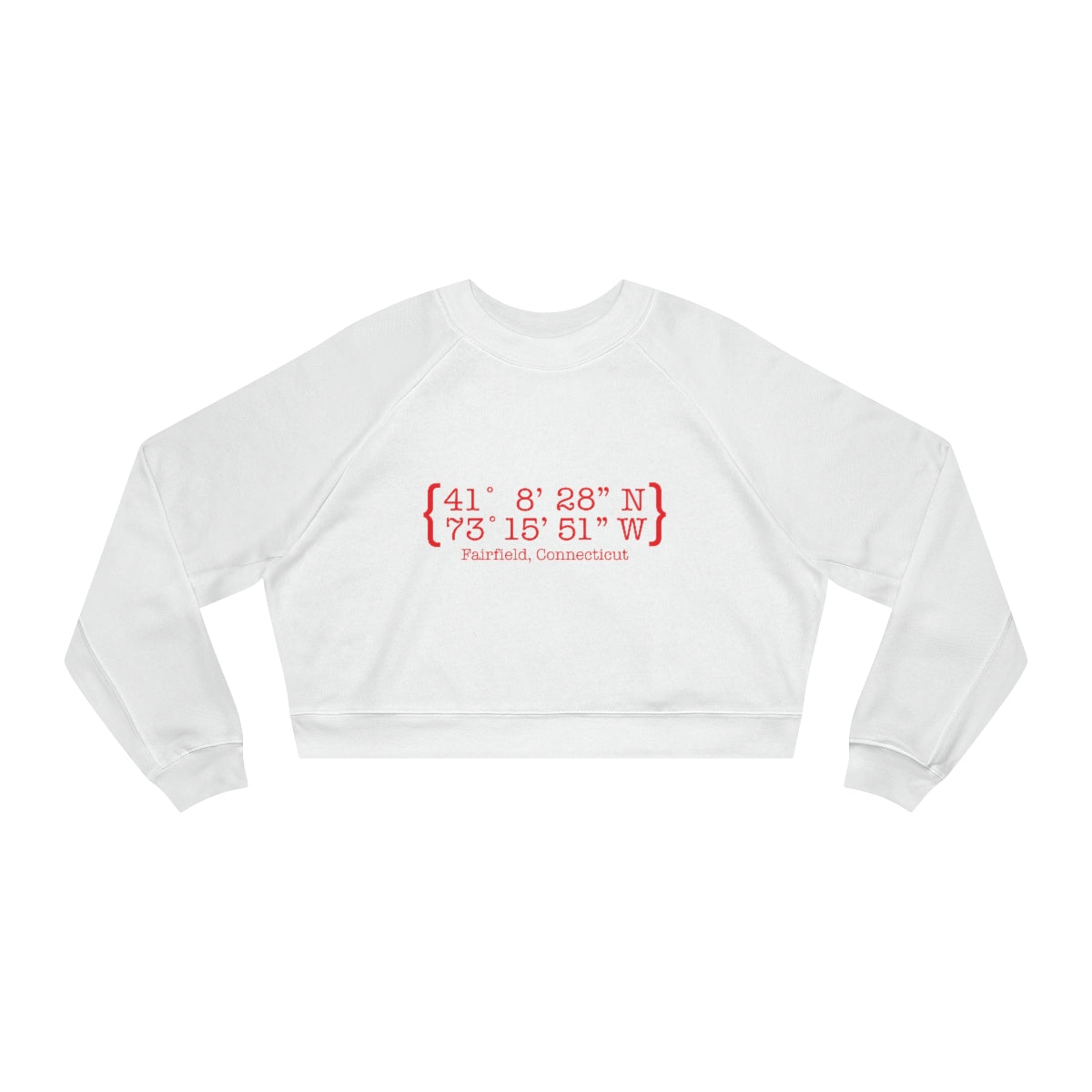 fairfield ct / connecticut women's sweatshirt