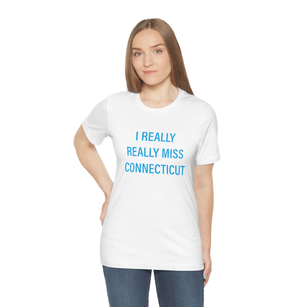 I Really Really Miss Connecticut Unisex Jersey Short Sleeve Tee