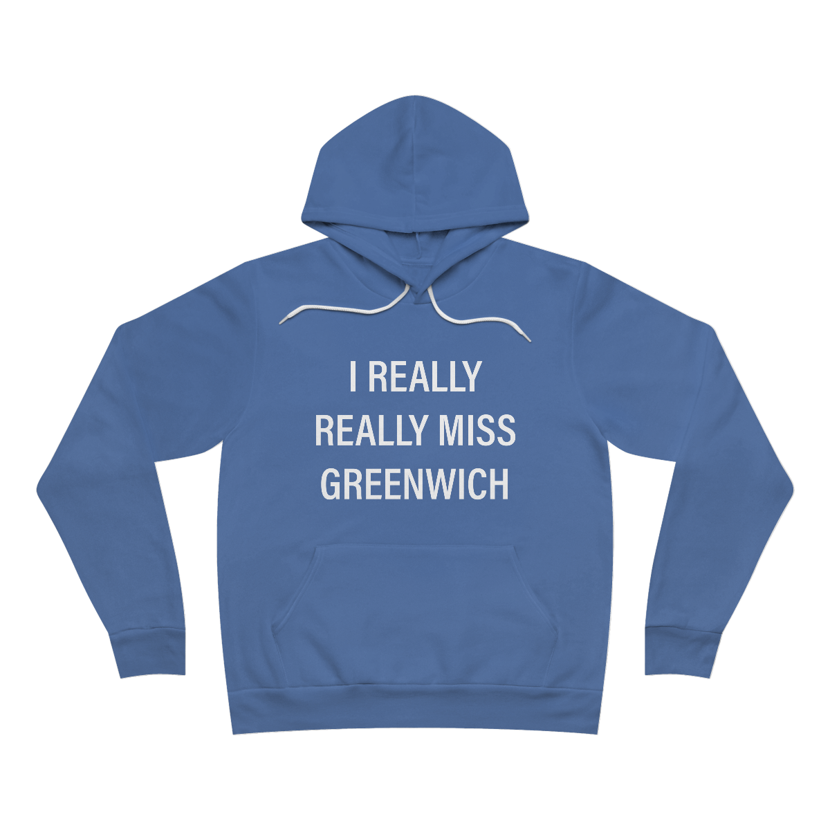 I Really Really Miss Greenwich Unisex Sponge Fleece Pullover Hoodie