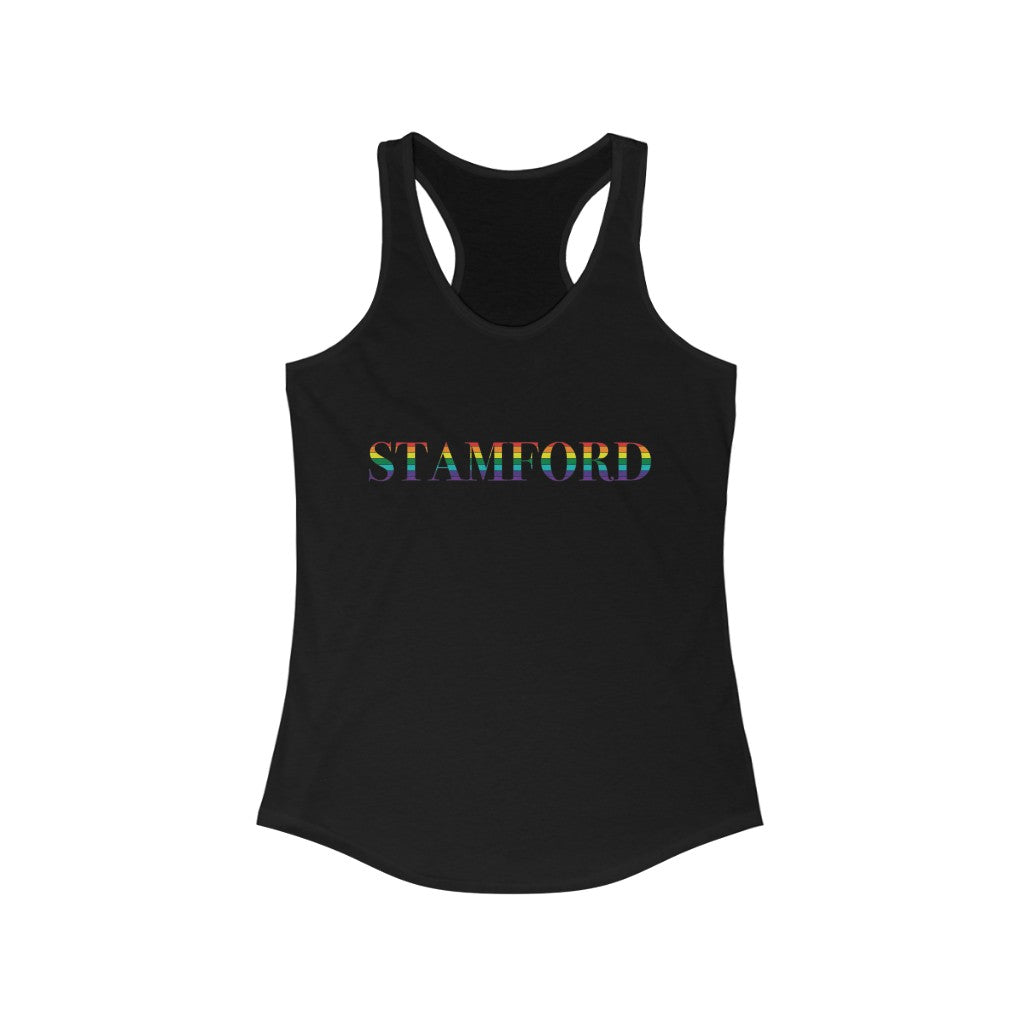 Do you have Stamford Pride?  Stamford, Connecticut apparel and gifts including mugs including LGBTQ inspired tank top.