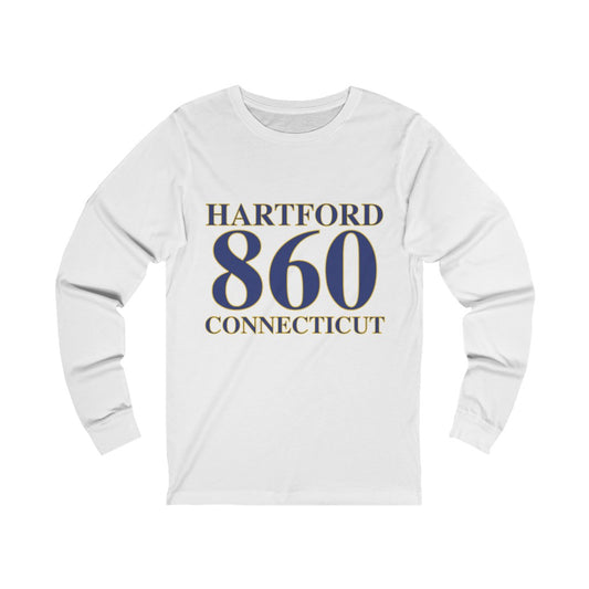  Hartford Connecticut shirt. Hartford 860 Connecticut Unisex Jersey Long Sleeve Tee 860 Hartford Collection. Inspired by the Connecticut flag and the 860! Show off for your pride for Connecticut and Hartford!   Proceeds of this collection go to help build Finding Connecticut’s website and brand. • Free USA shipping   Click here to go to our home page  