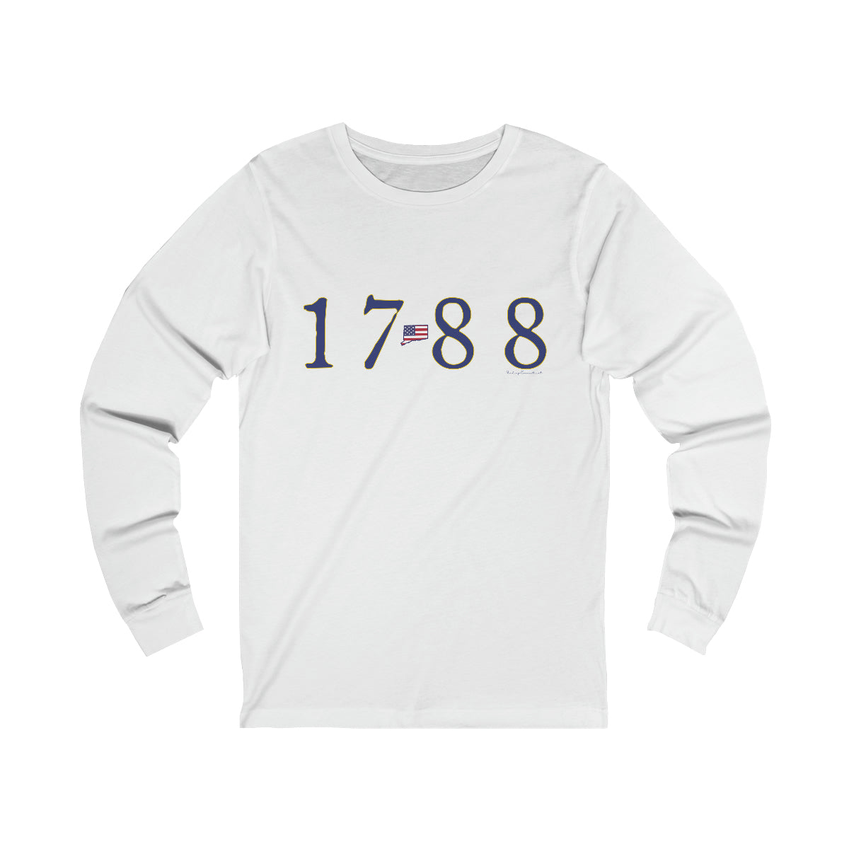 1788 Connecticut long sleeve tee shirt 