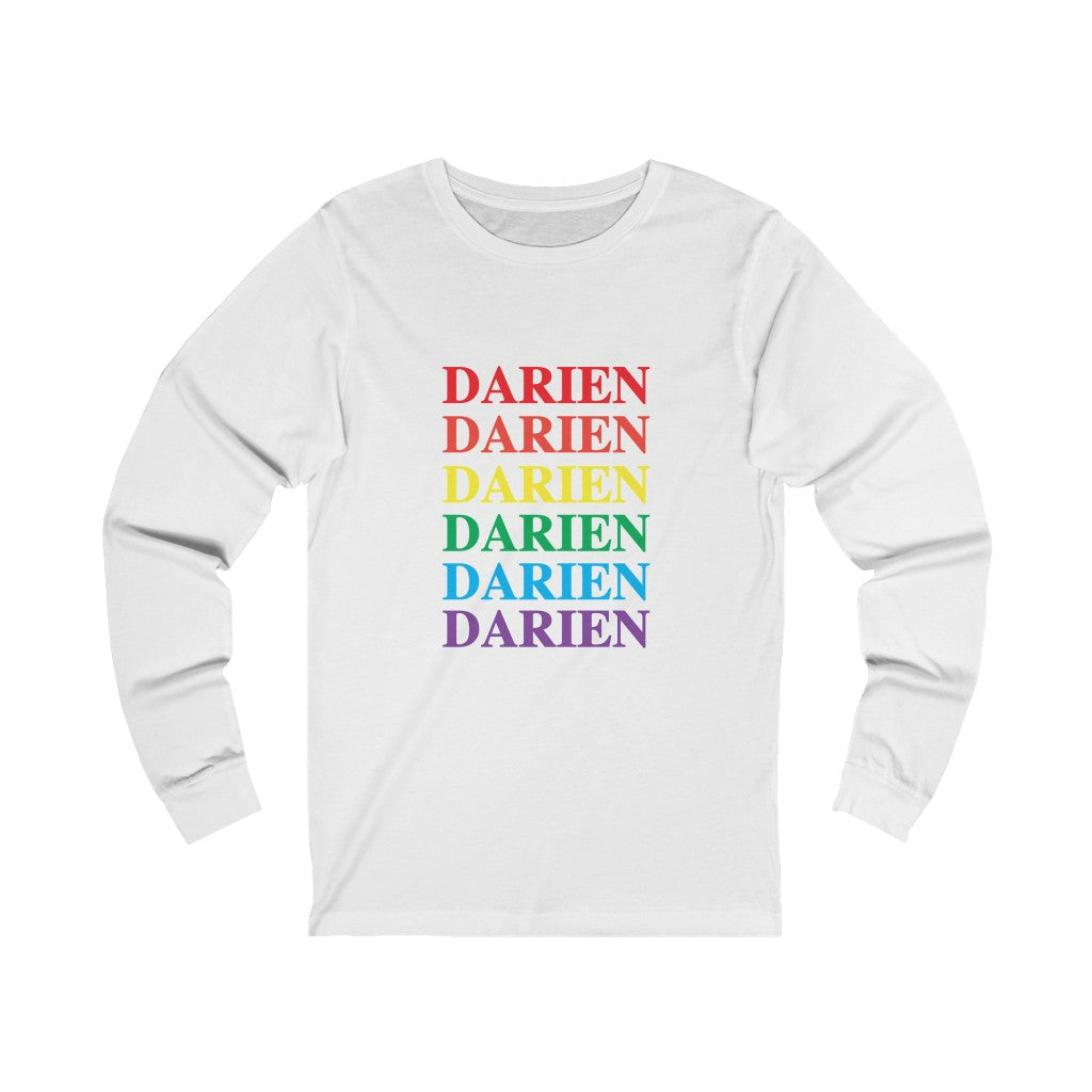 darien ct pride long sleeve tee shirt