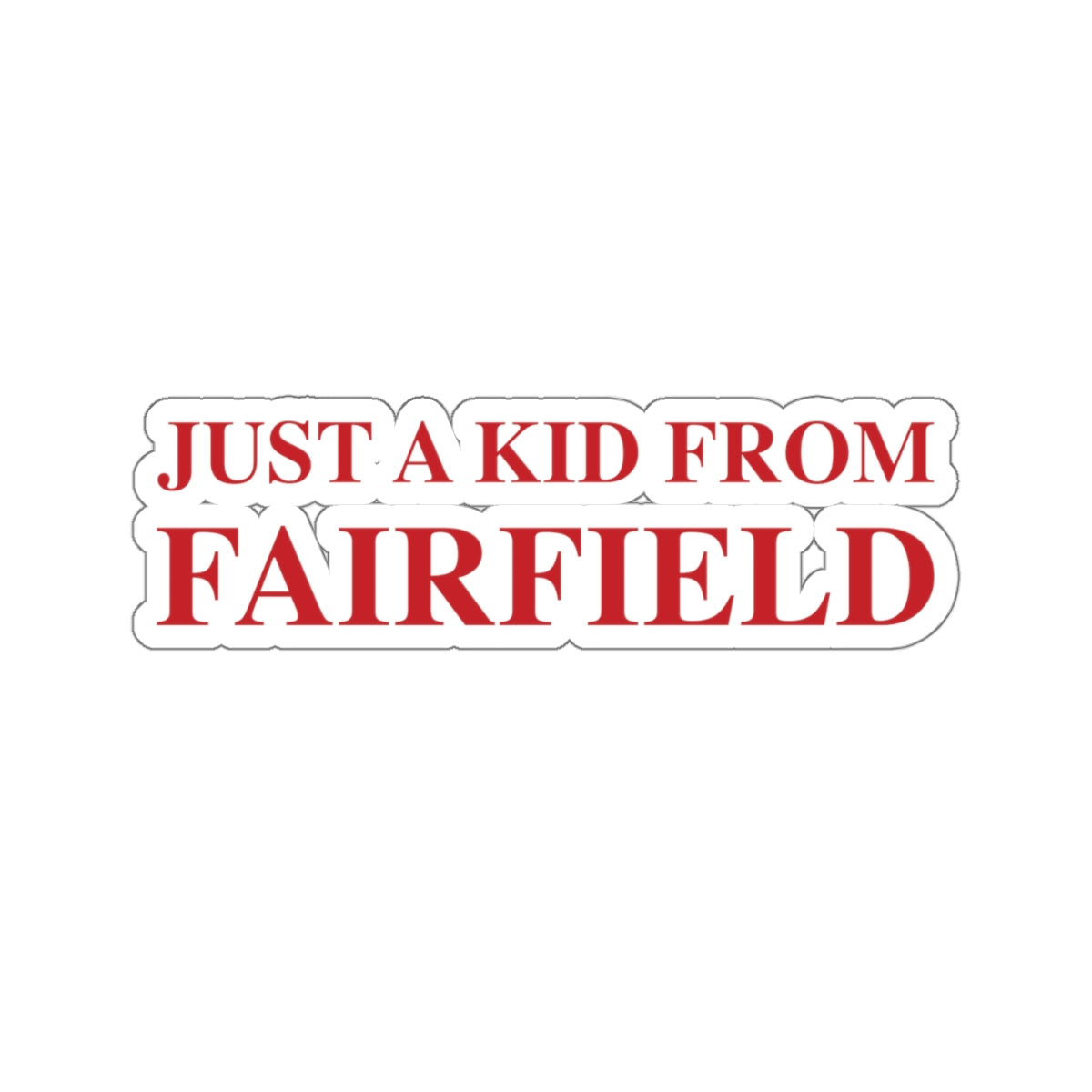 fairfield connecticut sticker 