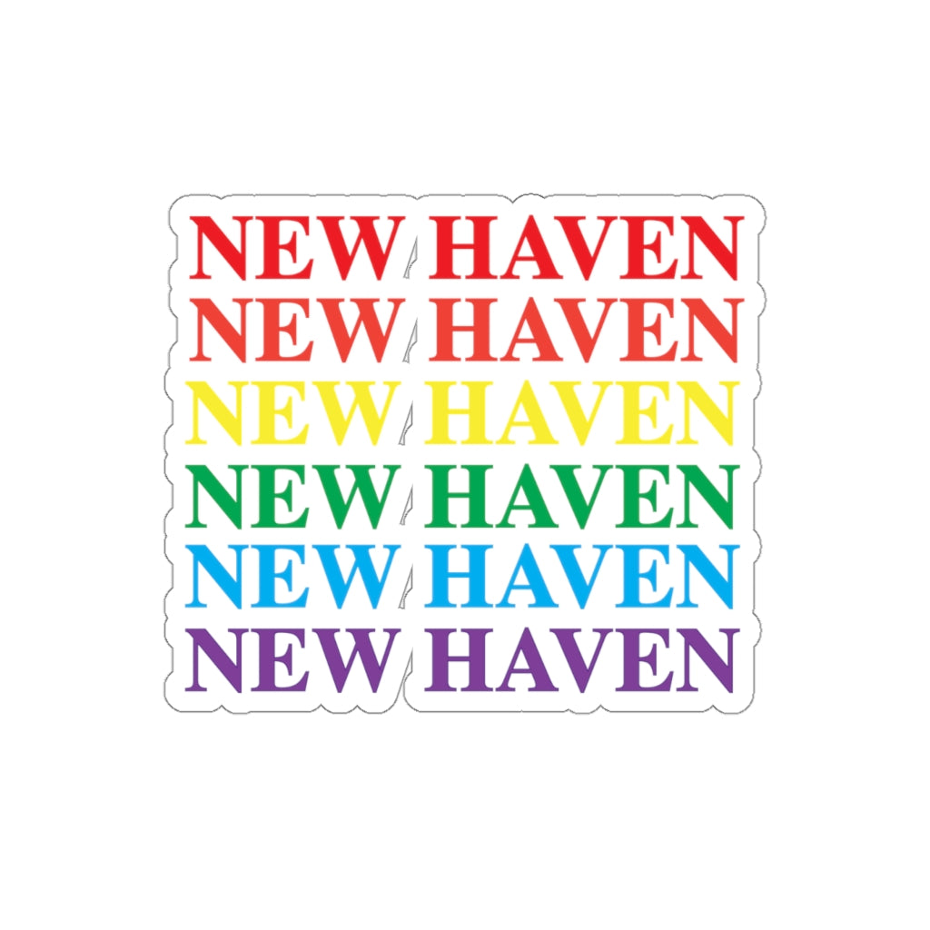 New Haven Pride Kiss-Cut Stickers