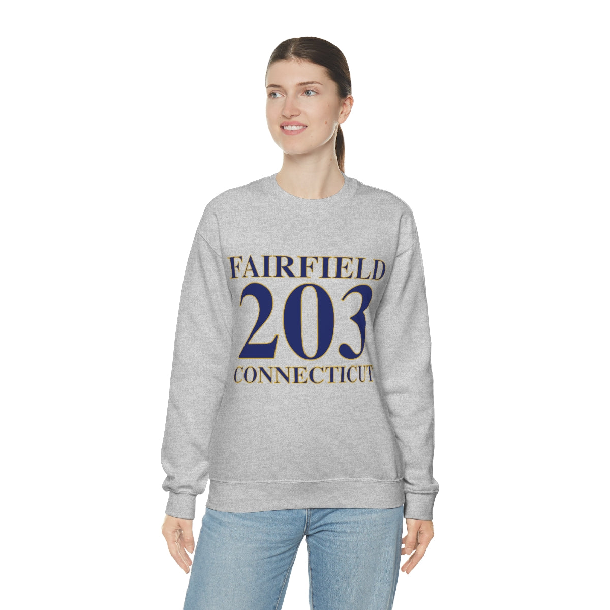 Fairfield 203 Connecticut Unisex Heavy Blend™ Crewneck Sweatshirt