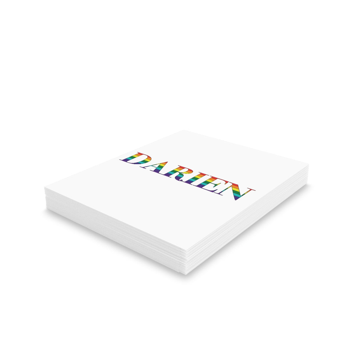 Darien Rainbow Greeting Cards (8, 16, and 24 pcs)