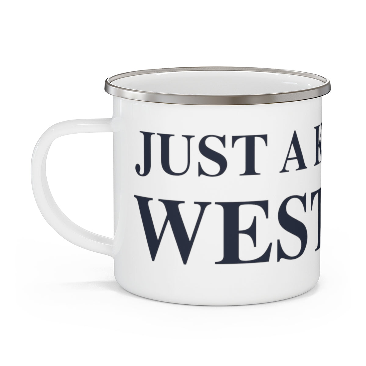 Just a kid from Westport Enamel Camping Mug