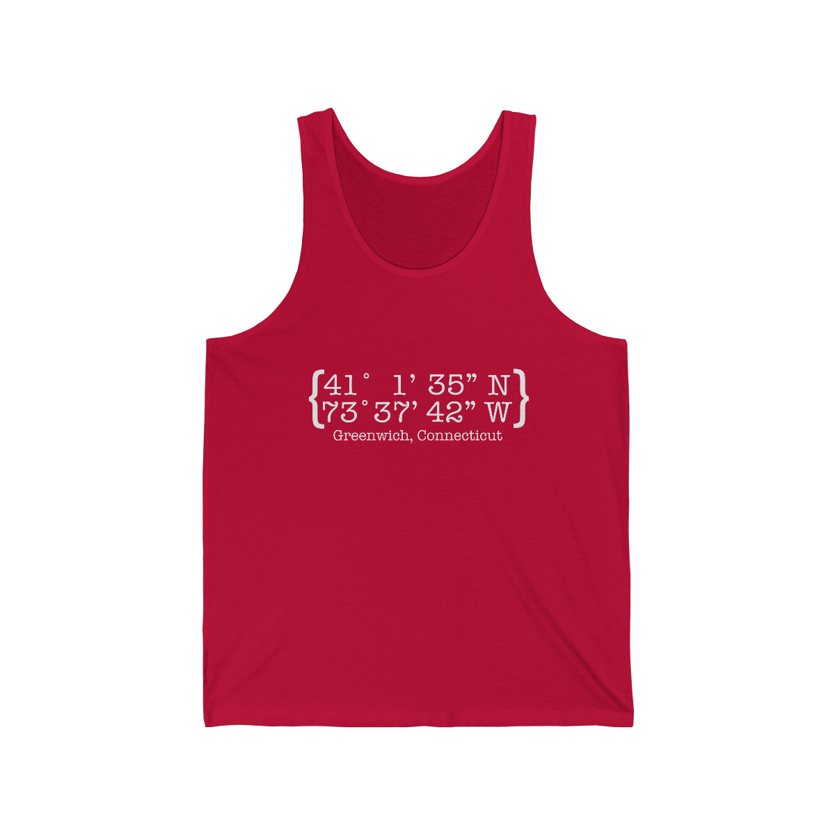 greenwich ct / connecticut unisex tank top shirt 