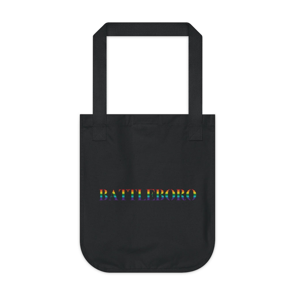 Battleboro Rainbow Organic Canvas Tote Bag